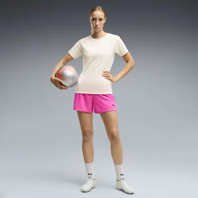 Puma Teamgoal Women's Soccer Shorts In Pink