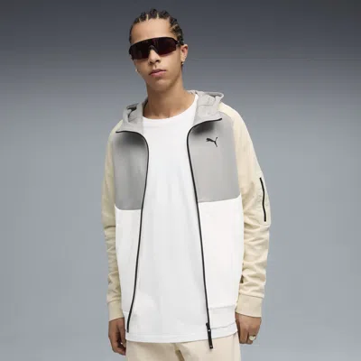 Puma Tech Fz Hoodie Men In Gray