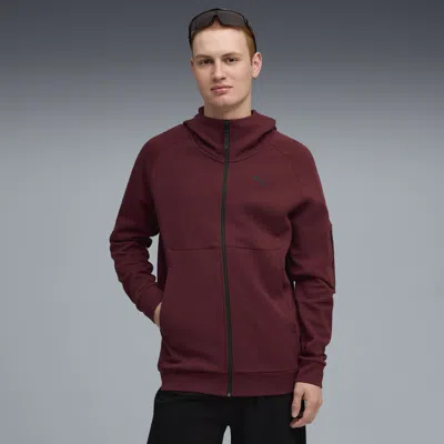 Puma Tech Fz Hoodie Men In Red
