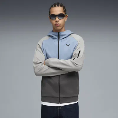Puma Tech Fz Hoodie Men In Gray