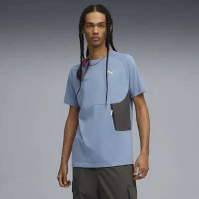 Puma Tech Men's Pocket T-shirt In Blue