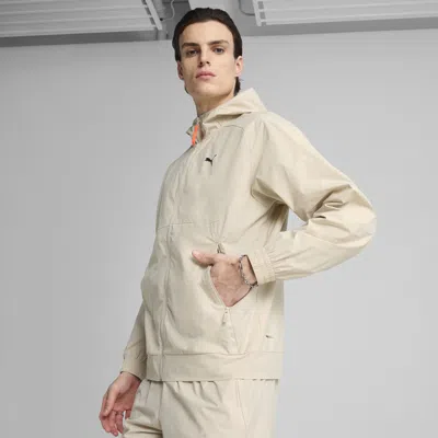 Puma Tech Men's Relaxed Track Jacket In Beige
