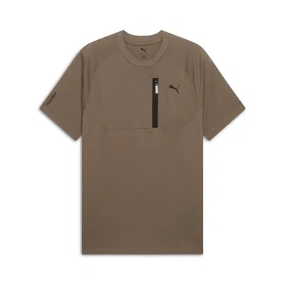 Puma Tech Men's T-shirt In Brown