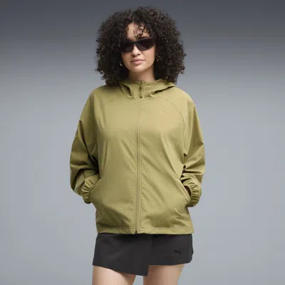 Puma Tech Sense Women's 4-way Stretch Oversized Jacket In Brown