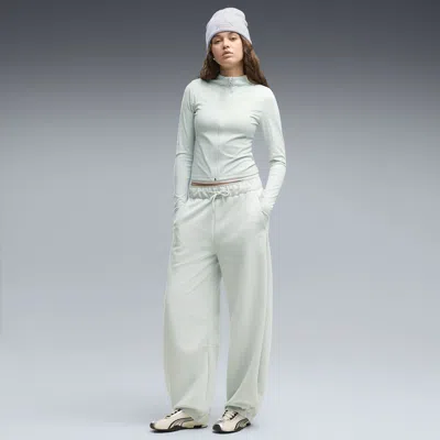 Puma Tech Sense Women's Barrel Sweatpants In Green