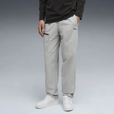 Puma Tech Woven Cargo Pants Men In Gray