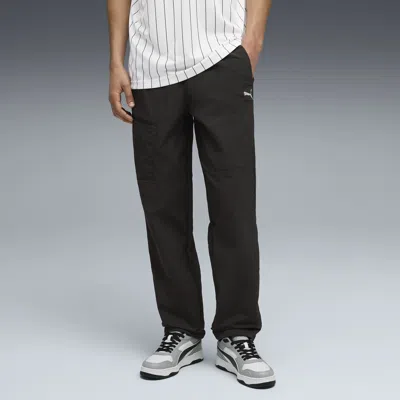 Puma Tech Woven Cargo Pants Men In Black