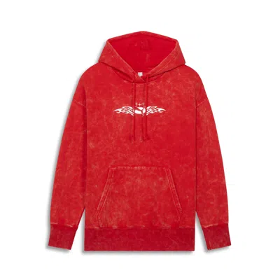 Puma Tech-x Relaxed Hoodie Women In Red