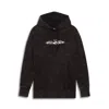 Puma Tech-x Relaxed Graphic Hoodie In Black