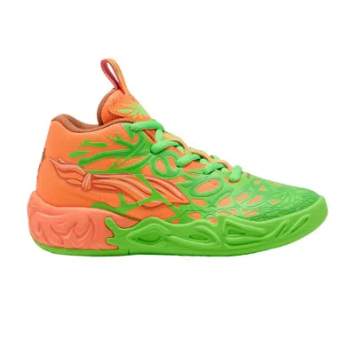 Pre-owned Puma Teenage Mutant Ninja Turtles X Mb.04 Little Kid 'leonardo & Michelangelo' | Green | Kid's Size