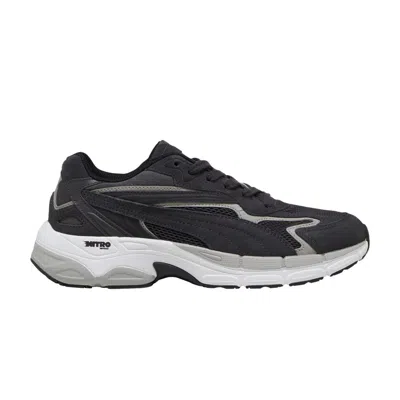 Pre-owned Puma Teveris Nitro 'black White Grey' | Men's Size 8.5