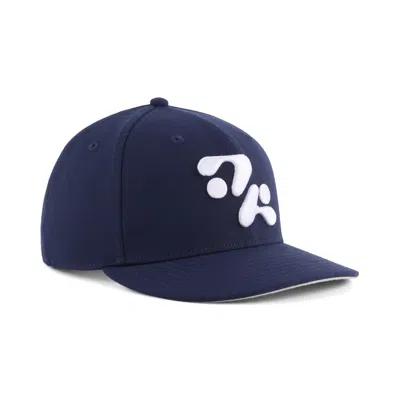 Puma The Hali Flat Brim Hat In Blue