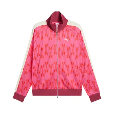 Pre-owned Puma The Neverworn V T7 Track Jacket 'blossom' | Pink | Men's Size S