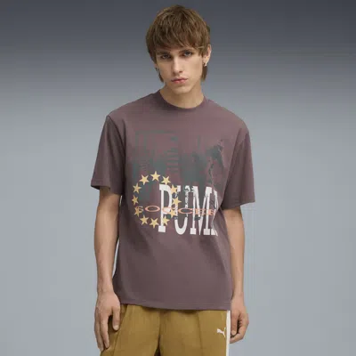 Puma The Neverworn Vi T-shirt Men In Purple
