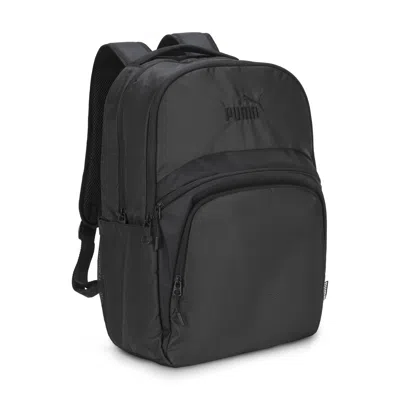 Puma Threepeat Ball Backpack In Black