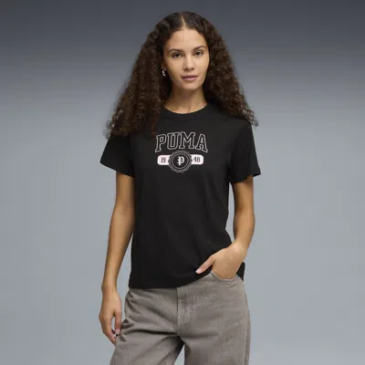 Puma Throwback Women's T-shirt In Black