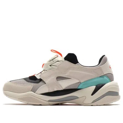 Puma Thunder Disc Casual Lifestyle Sneakers Shoes 'creamwhite Black' In Multi