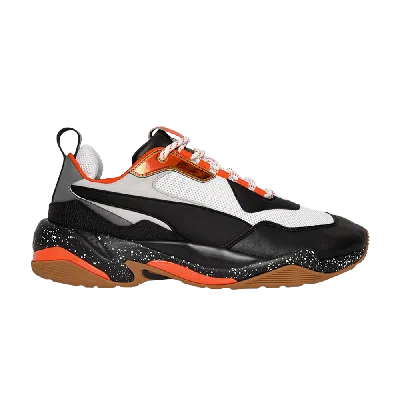 Pre-owned Puma Thunder Electric Jr 'mandarine Red' In Multi-color