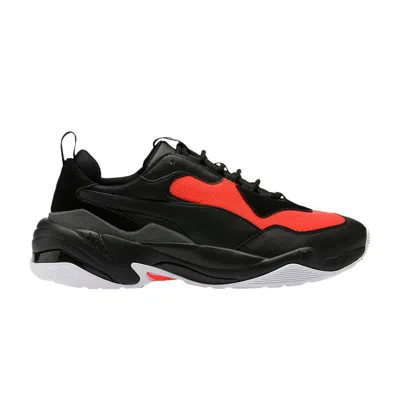 Pre-owned Puma Thunder Fashion 2.0 'black Nrgy Red' | Men's Size 10