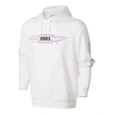 Puma Tie Dye Hoodie 'white Black Purple'
