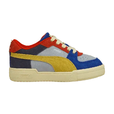 Pre-owned Puma Tinycottons X Ca Pro Little Kid 'forever Blue Aspen Gold'