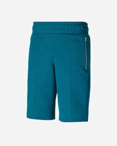 Puma Tmc Hustle Way Bermuda Shorts Tahitian Tide 531215-01 Men's In Blue