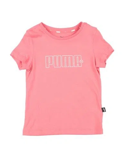 Puma Babies'  Toddler Girl T-shirt Pink Size 7 Cotton, Elastane