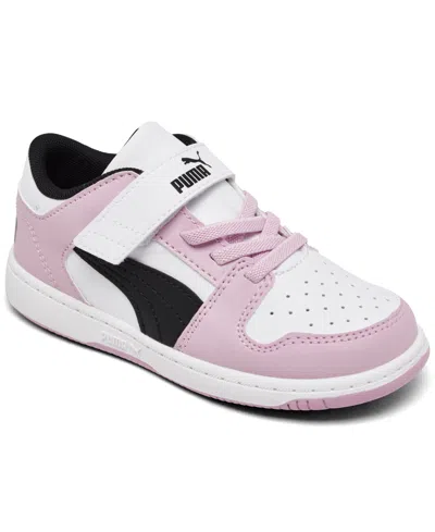 Puma Babies' Toddler Girls' Rebound Layup Low Casual Sneakers From Finish Line In White