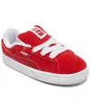 Puma Toddler Girls Suede Xl Glitz Skate Casual Sneakers From Finish Line In Red
