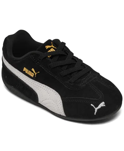 Puma Babies' Toddler Kids' Speed Cat Og Casual Sneakers From Finish Line In Black,white