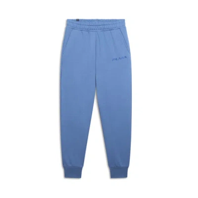 Puma Tonal Graphic Sweatpants In Blue Horizon