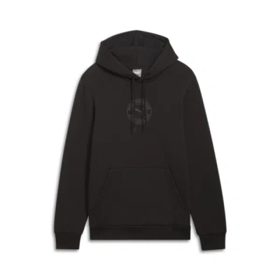 Puma Tonal Logo Men's Hoodie In Black
