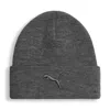 Puma Tonal Rib Cuff Beanie Hat Unisex In Gray