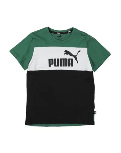 Puma Tops & Tees - T-shirts In Green - Azure - Red - Tomato Red