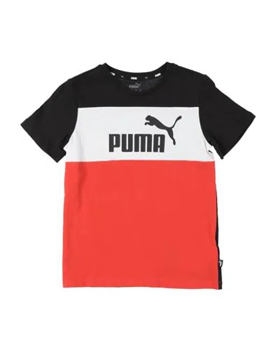Puma Tops & Tees - T-shirts In Green - Azure - Red - Tomato Red