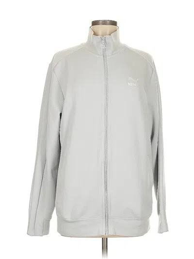 Pre-owned Puma Track Jacket In Gray