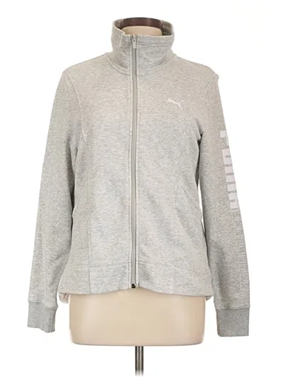 Pre-owned Puma Track Jacket In Gray