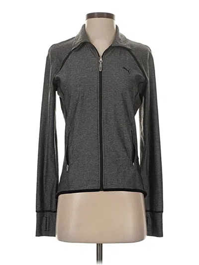 Pre-owned Puma Track Jacket In Gray