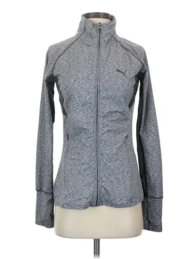 Pre-owned Puma Track Jacket In Gray