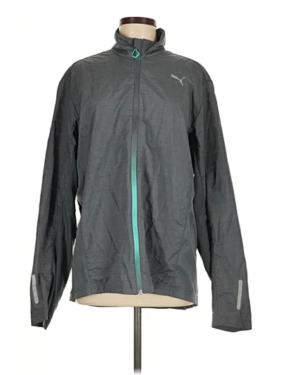 Pre-owned Puma Track Jacket In Gray