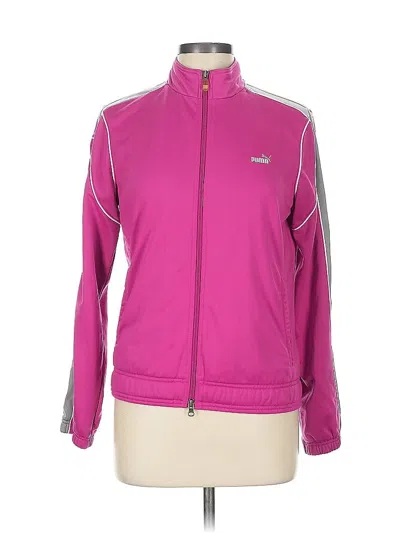 Pre-owned Puma Track Jacket In Pink