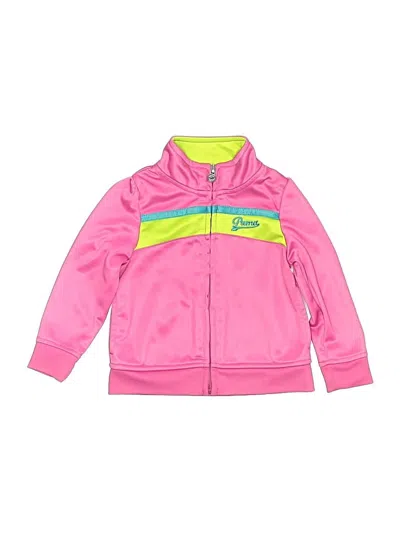 Pre-owned Puma Kids' Track Jacket In Pink