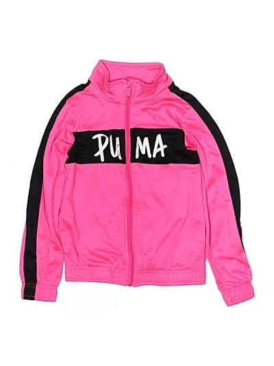 Pre-owned Puma Kids' Track Jacket In Pink