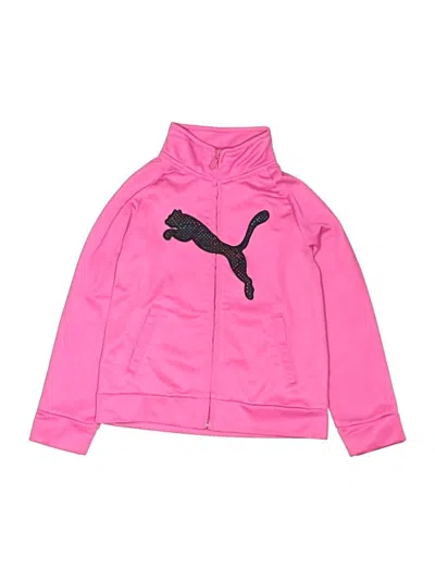 Pre-owned Puma Kids' Track Jacket In Pink