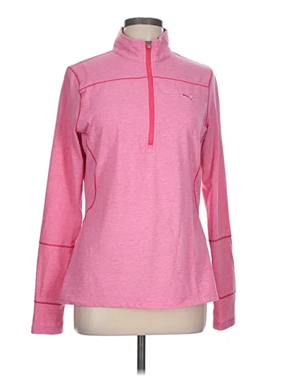 Pre-owned Puma Track Jacket In Pink