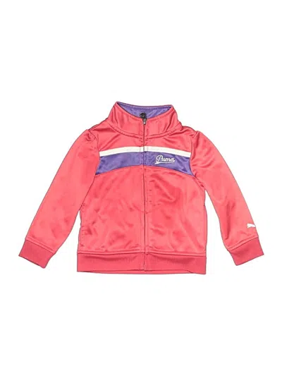 Pre-owned Puma Kids' Track Jacket In Pink