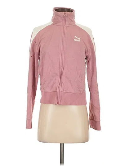 Pre-owned Puma Track Jacket In Pink