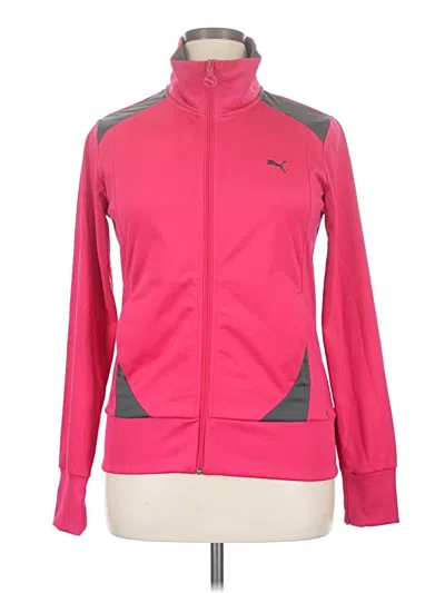 Pre-owned Puma Track Jacket In Pink