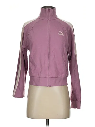 Pre-owned Puma Track Jacket In Purple
