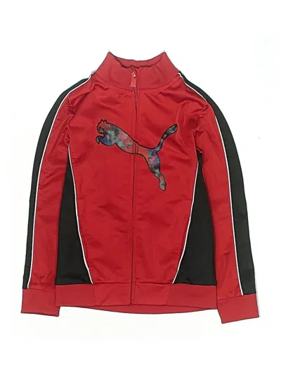 Pre-owned Puma Kids' Track Jacket In Red